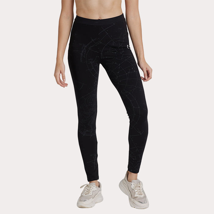 Grey Slim Fit Women's Leggings By Being Human Clothing