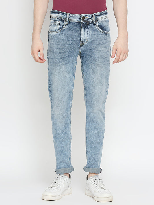 Being Human Mens Slim Fit Denim - Light Tone