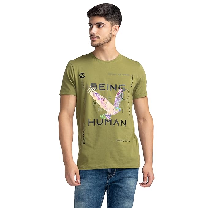 Olive Unisex Cap by Being Human Clothing main image 1