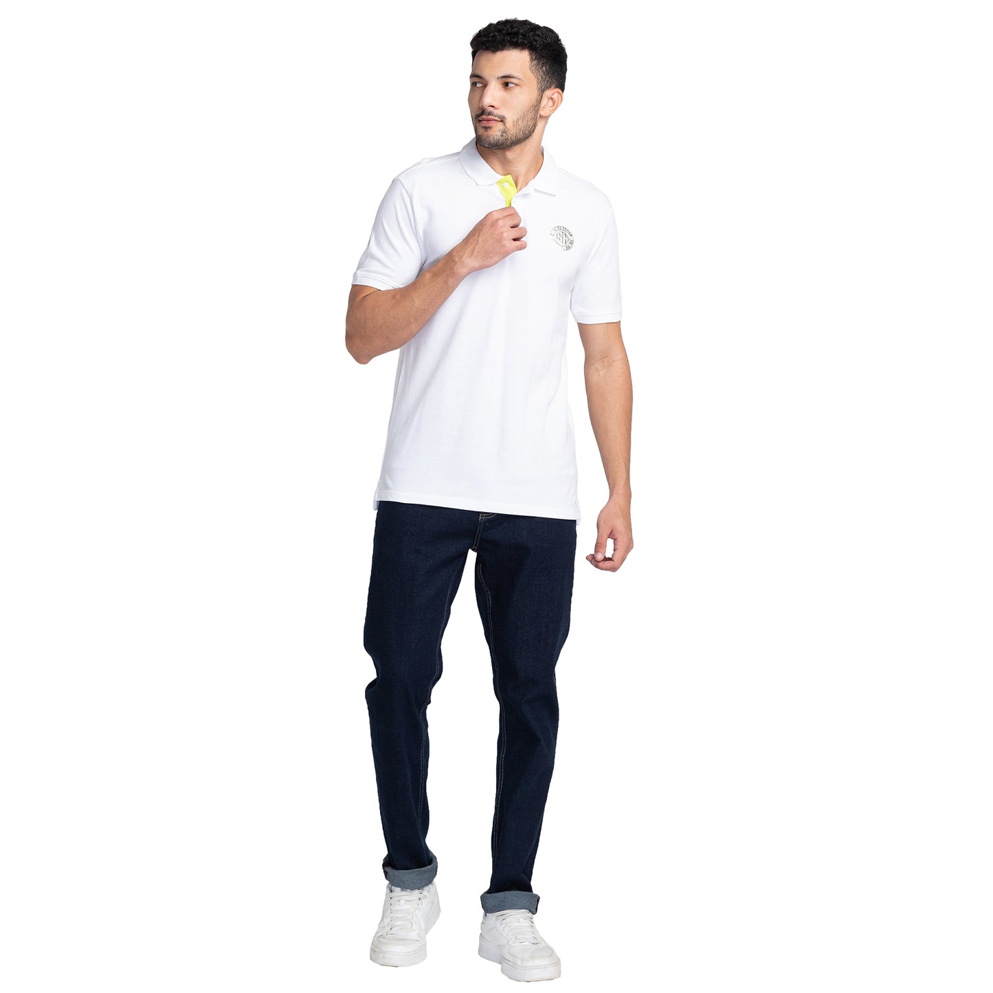 Being Human Mens Slim Straight Fit Denim - Dark Tone