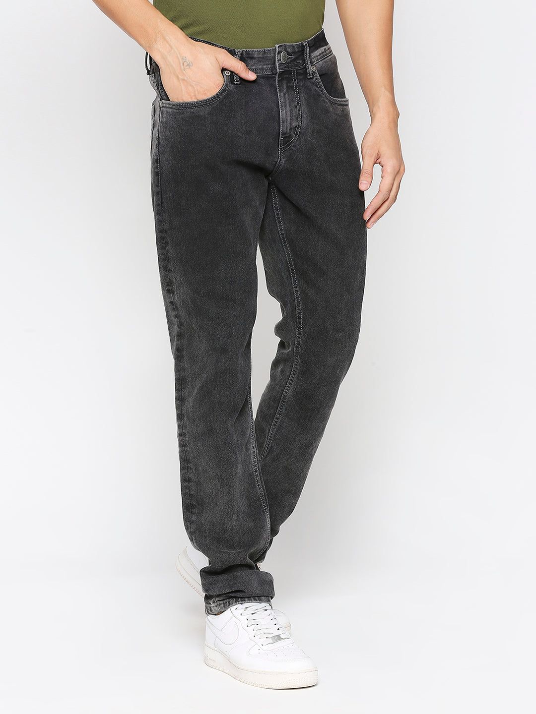 Being Human Mens Slim Fit Denim - Black Tone