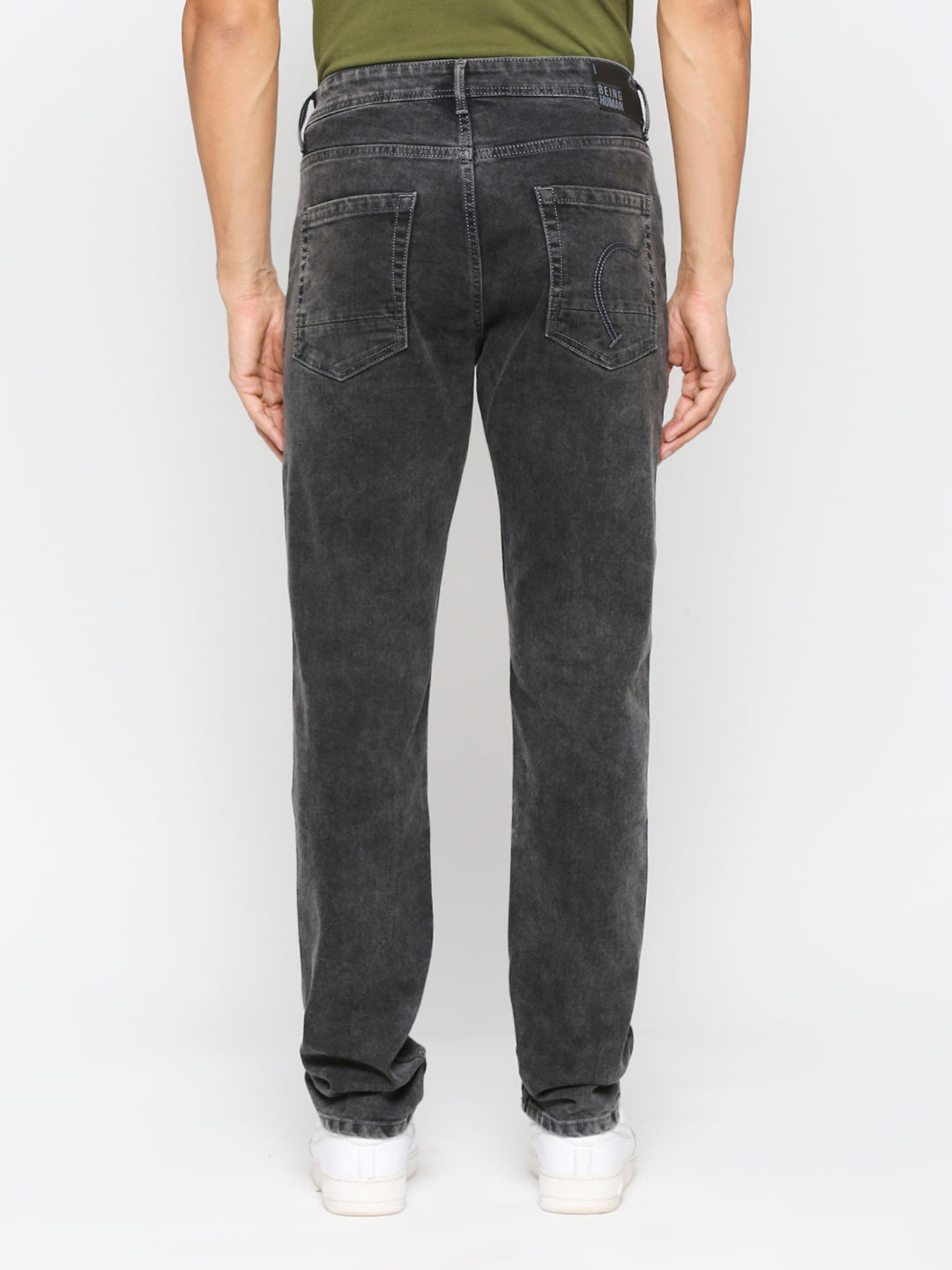 Being Human Mens Slim Fit Denim - Black Tone