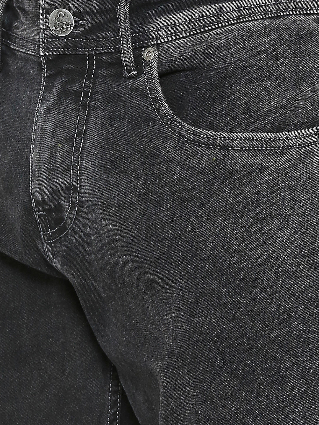 Being Human Mens Slim Fit Denim - Black Tone