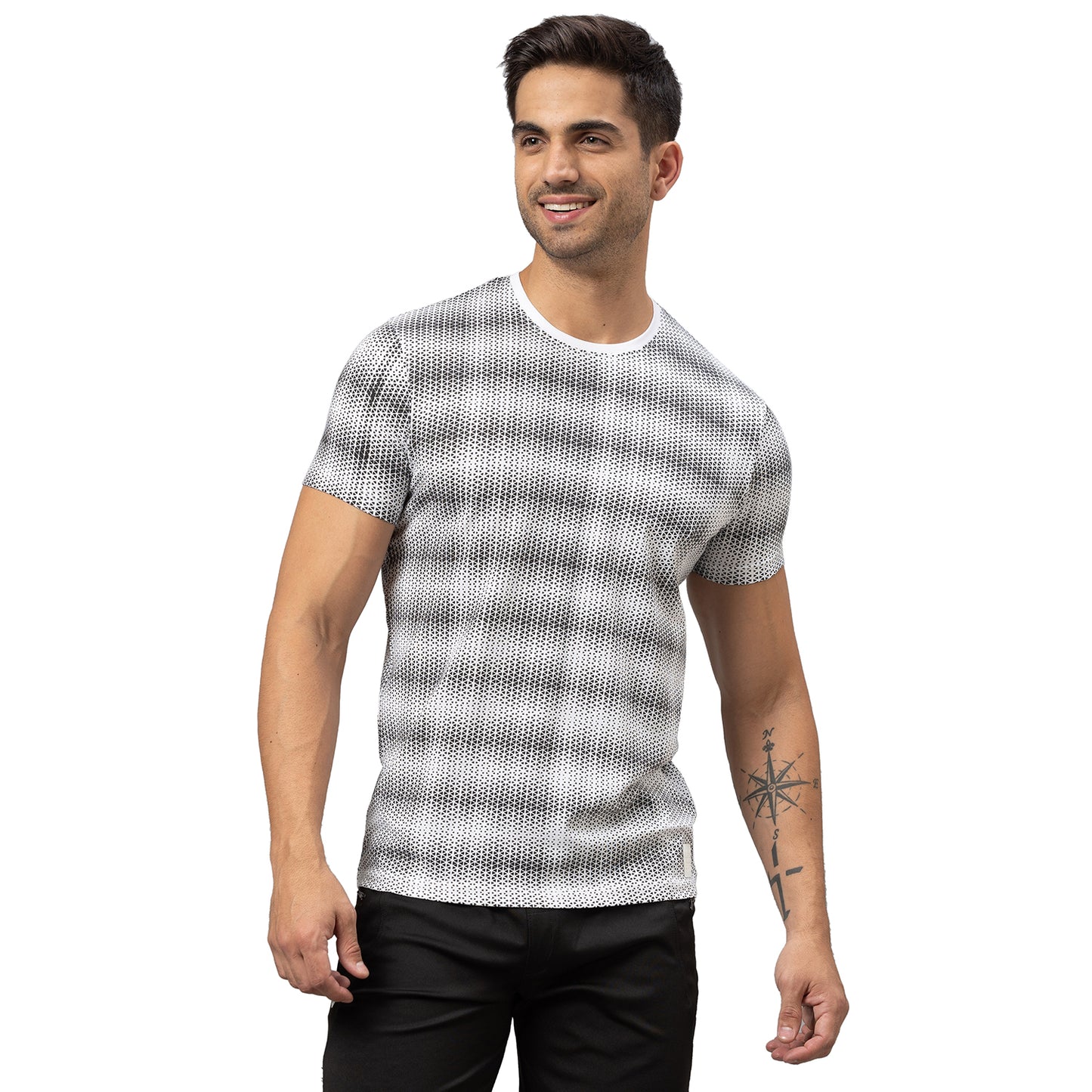 Being Human Mens Regular Fit Crew Neck - White