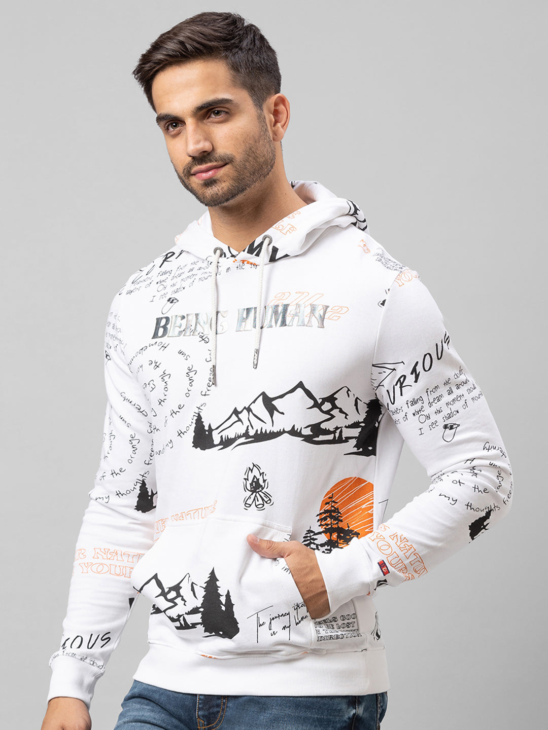 Being Human Mens Top Hoody
