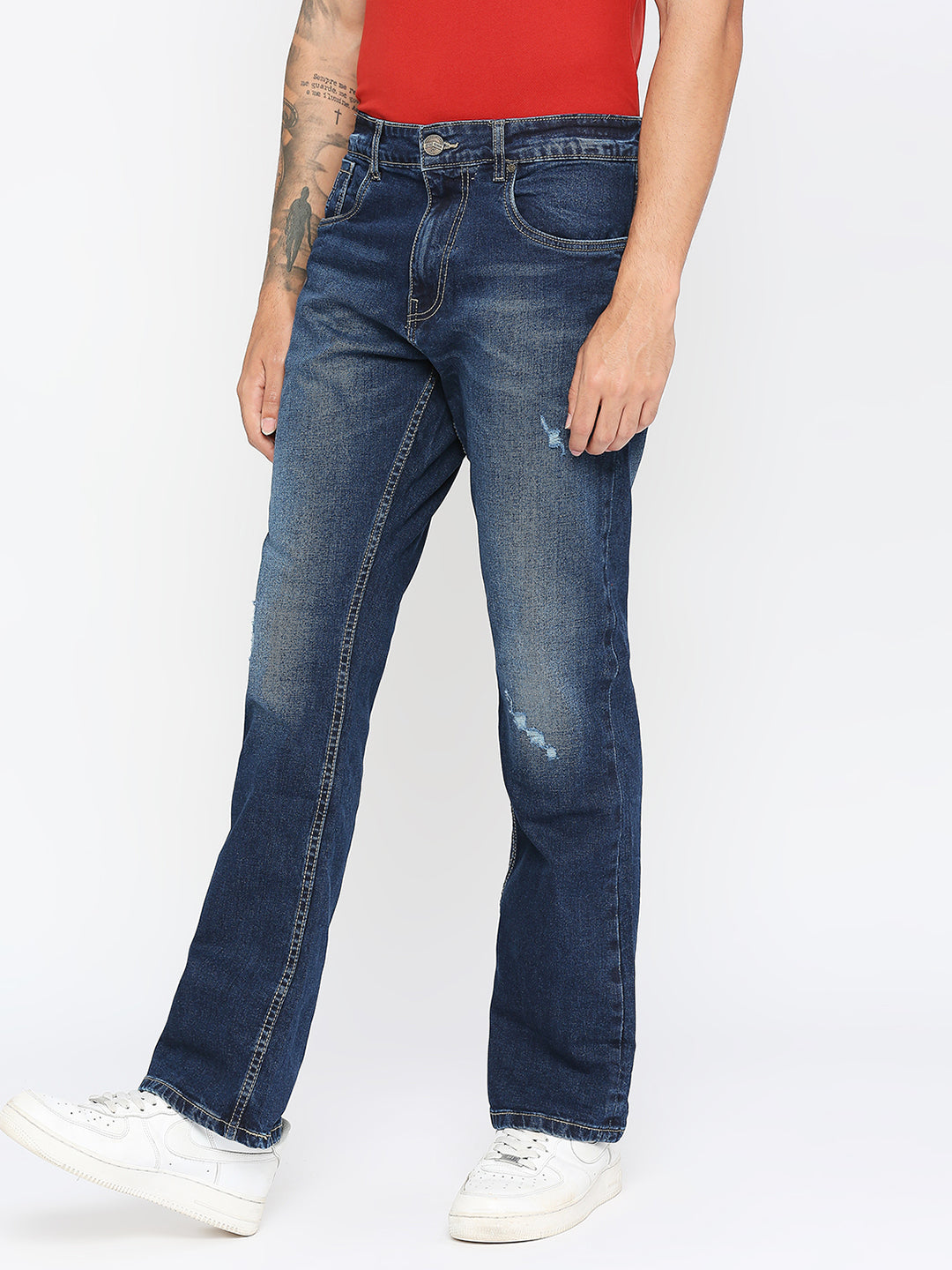 Being Human Mens Boot Cut Fit Denim - Dark Tone -  34405b-4.myshopify.com