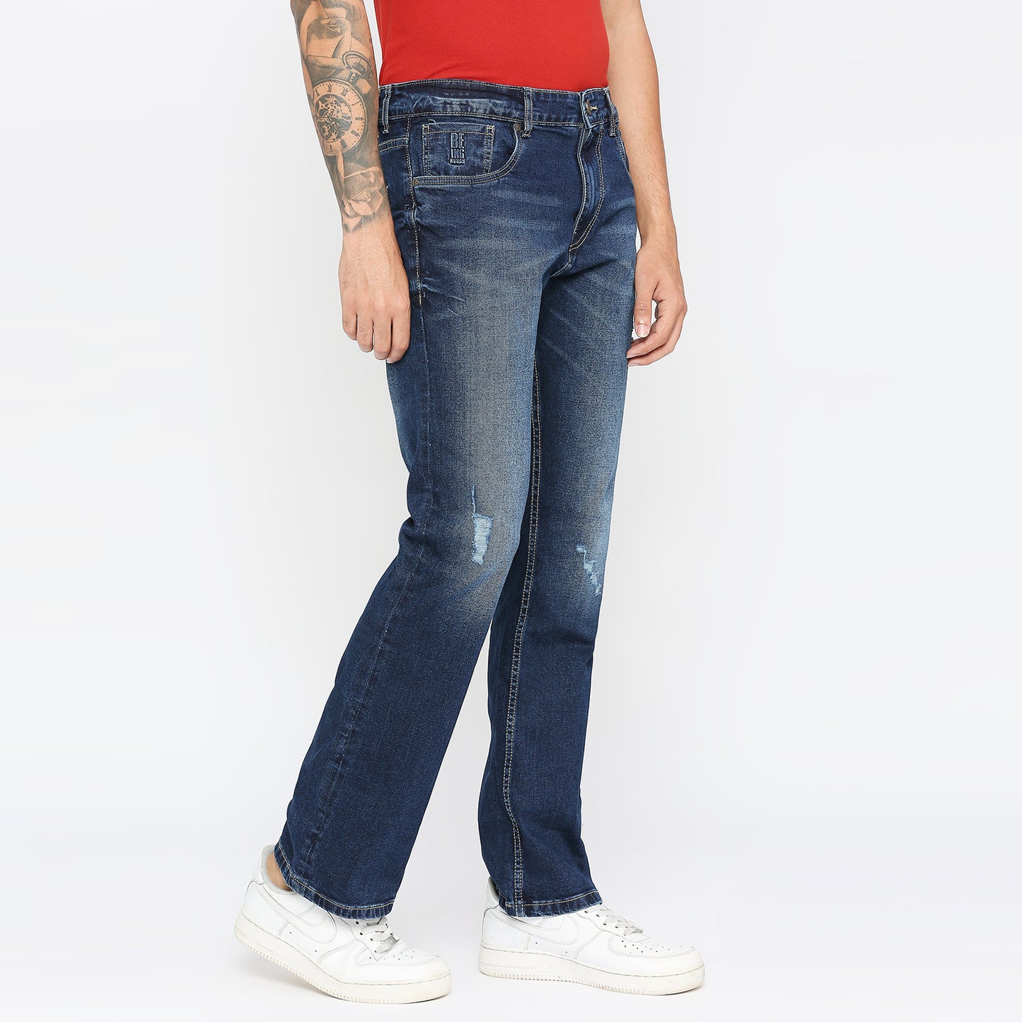 Being Human Mens Boot Cut Fit Denim - Dark Tone -  34405b-4.myshopify.com
