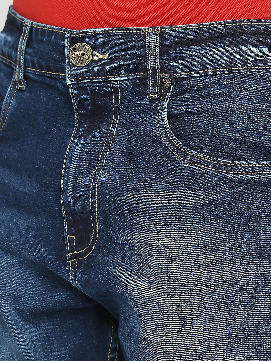 Being Human Mens Boot Cut Fit Denim - Dark Tone -  34405b-4.myshopify.com
