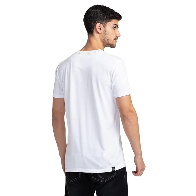 Being Human Mens Top Crew Neck - White