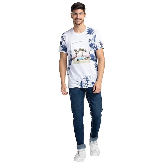 Being Human Mens Top Crew Neck - Snow White
