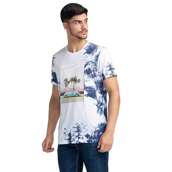 Being Human Mens Top Crew Neck - Snow White