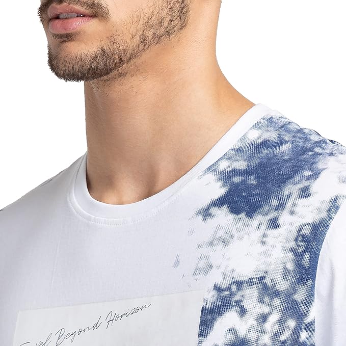 Being Human Mens Top Crew Neck - Snow White