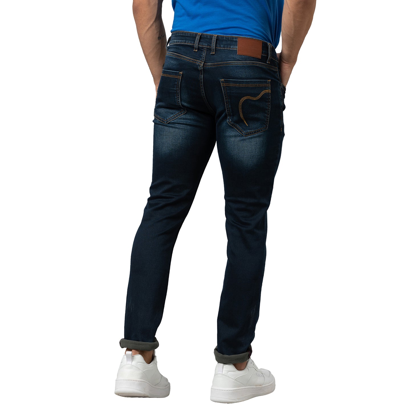 Being Human Mens Slim Fit Denim - Dark Tone