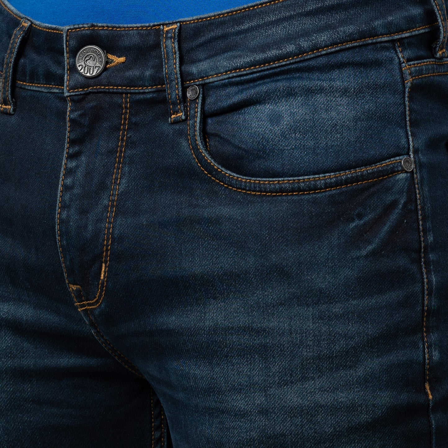 Being Human Mens Slim Fit Denim - Dark Tone