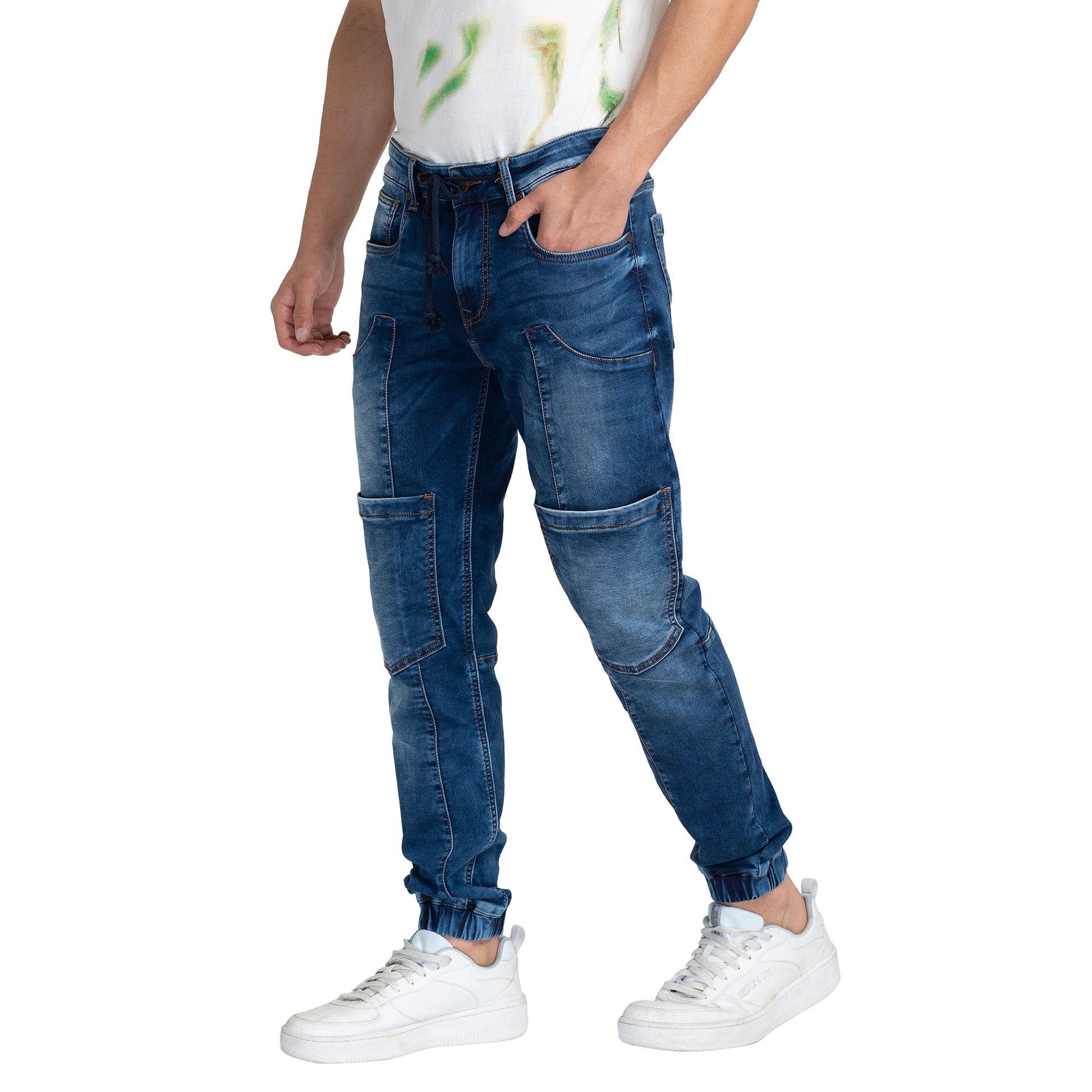 Being Human Mens  Jogger Fit Denim - Dark Tone -  34405b-4.myshopify.com