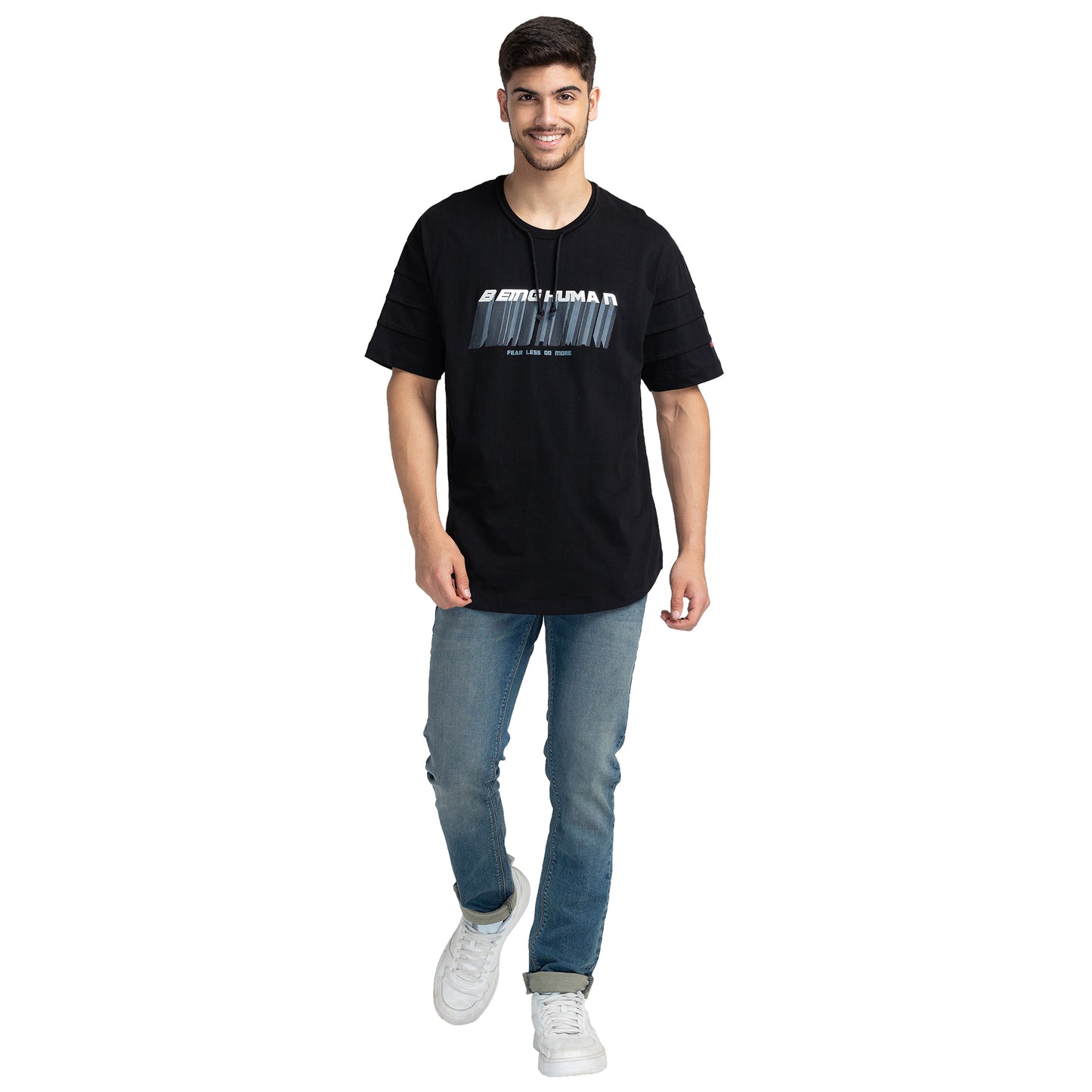 Being Human Mens Slim Fit Denim - Mid Tone