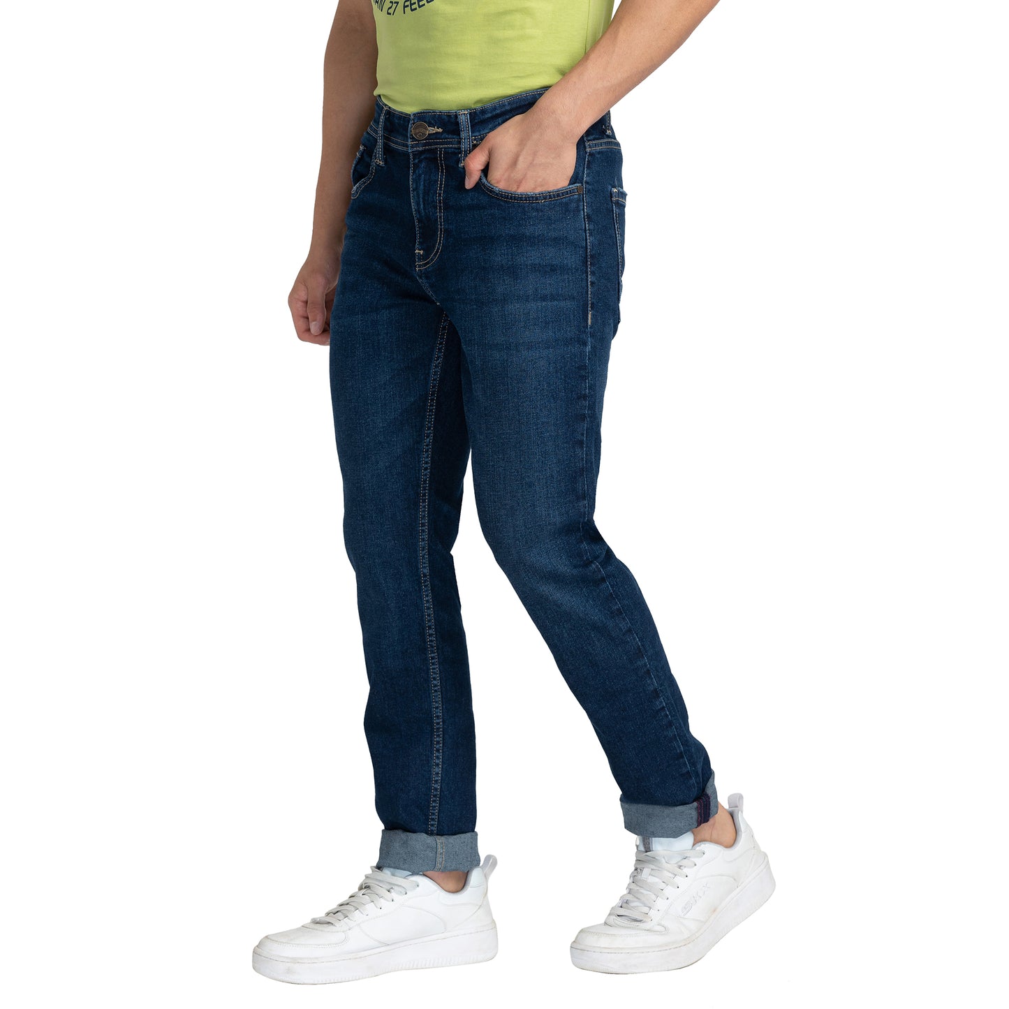 Being Human Mens Slim Fit Denim - Dark Tone