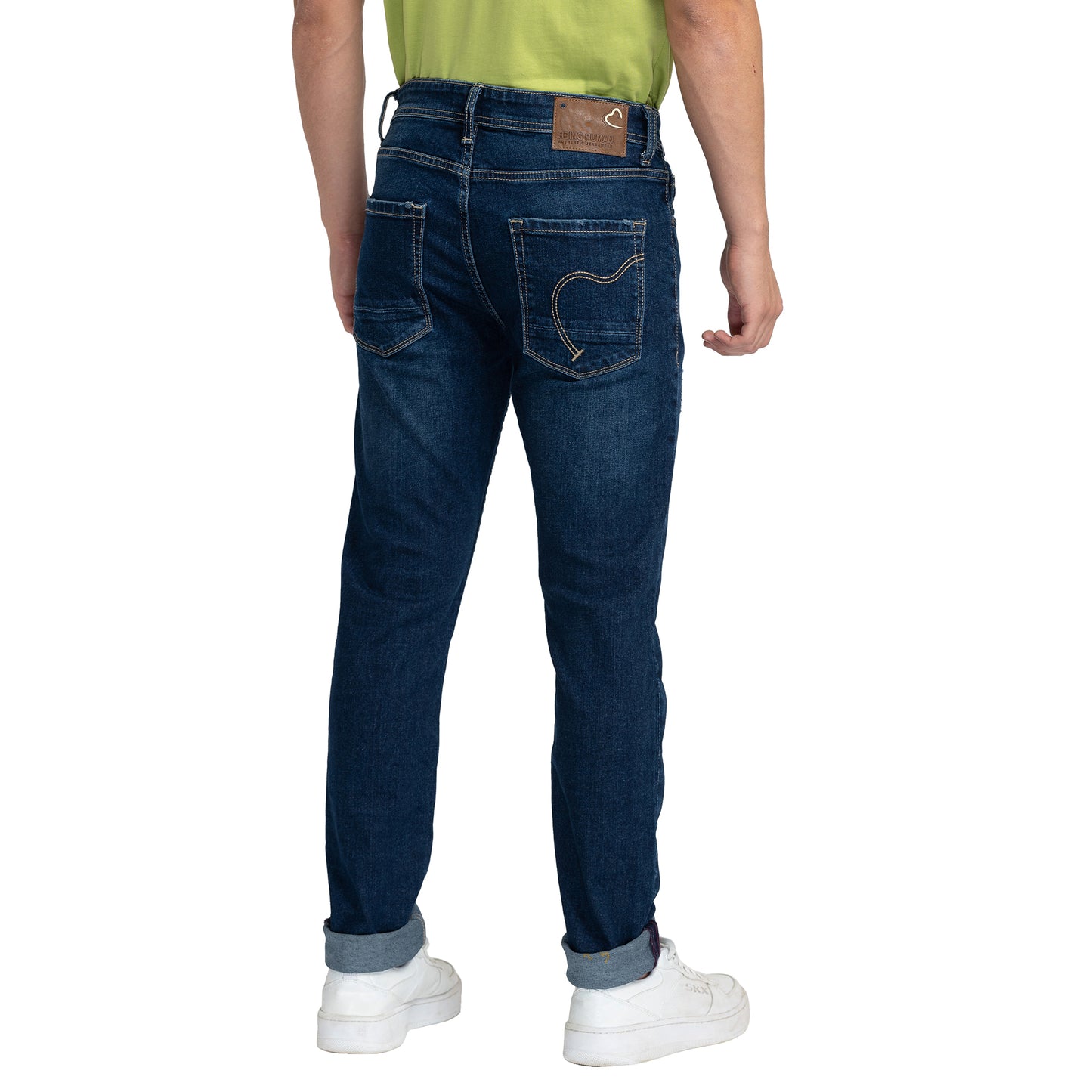 Being Human Mens Slim Fit Denim - Dark Tone