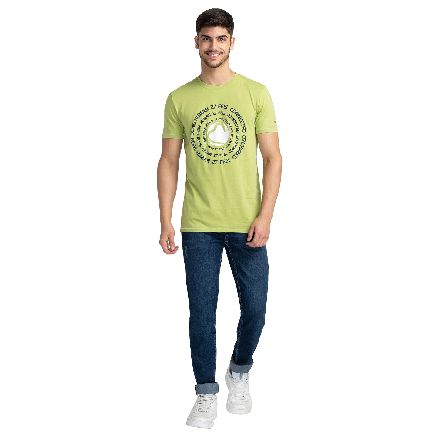 Being Human Mens Slim Fit Denim - Dark Tone