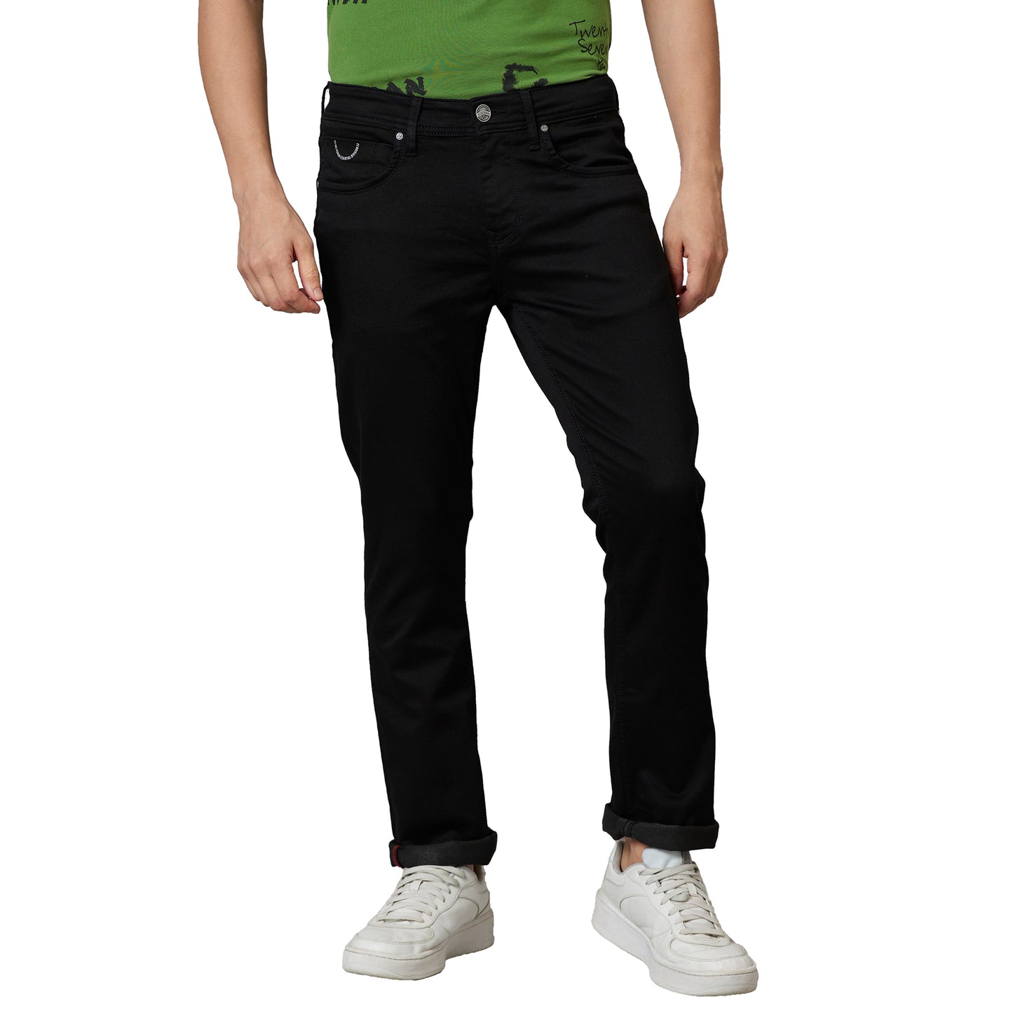 Being Human Mens Slim Straight Fit Denim - Black Tone