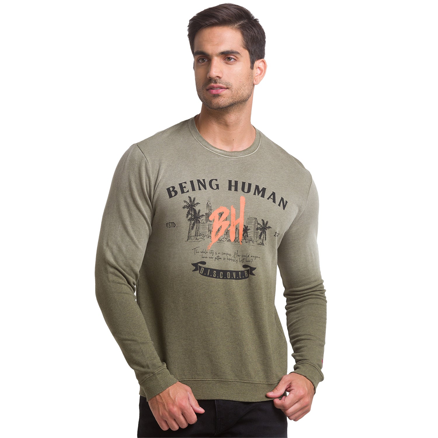 Being Human Mens Regular Fit Sweatshirt at best price in Canada