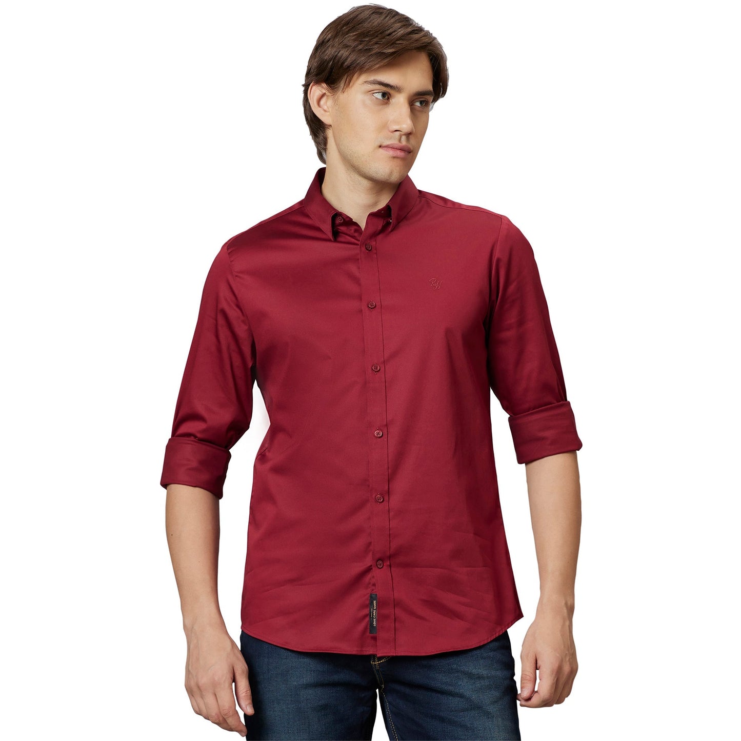 Being Human Mens Slim Fit Shirts