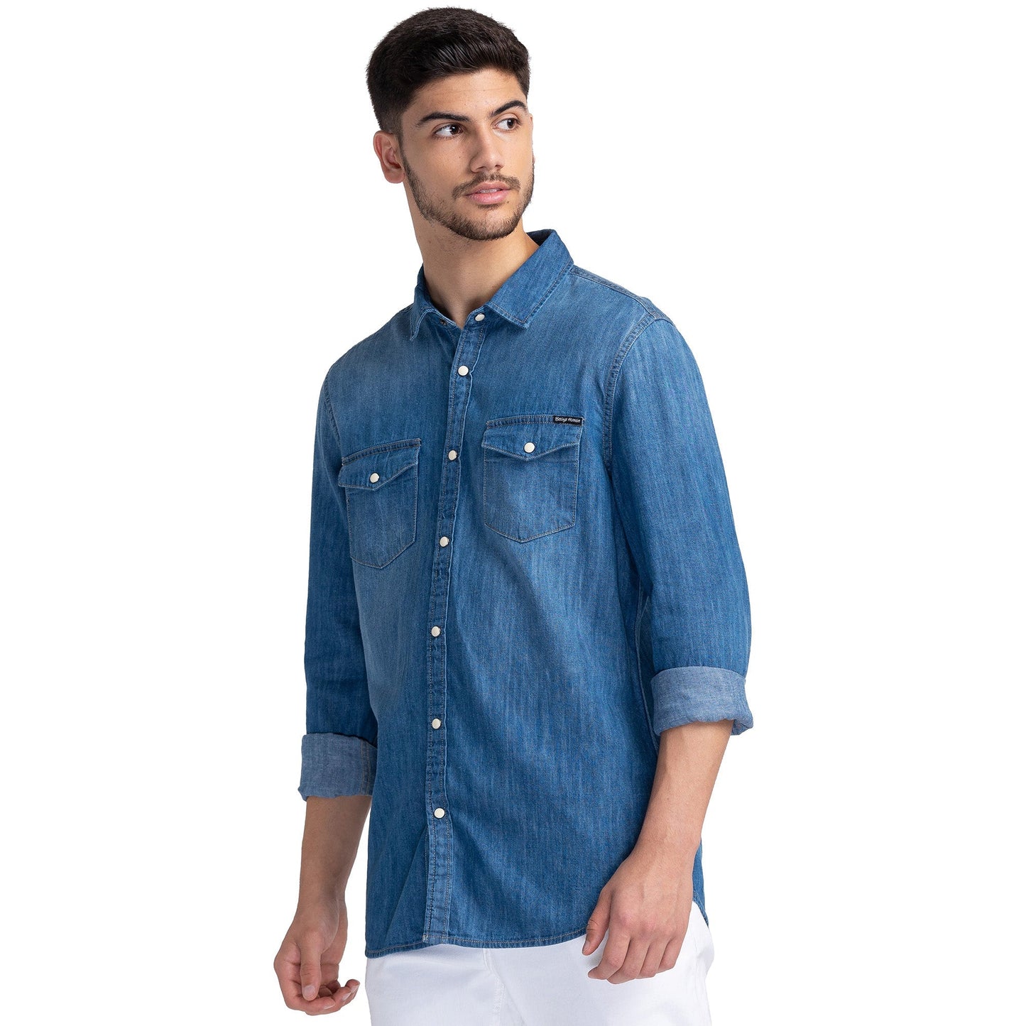 Being Human Mens Slim Fit Shirts