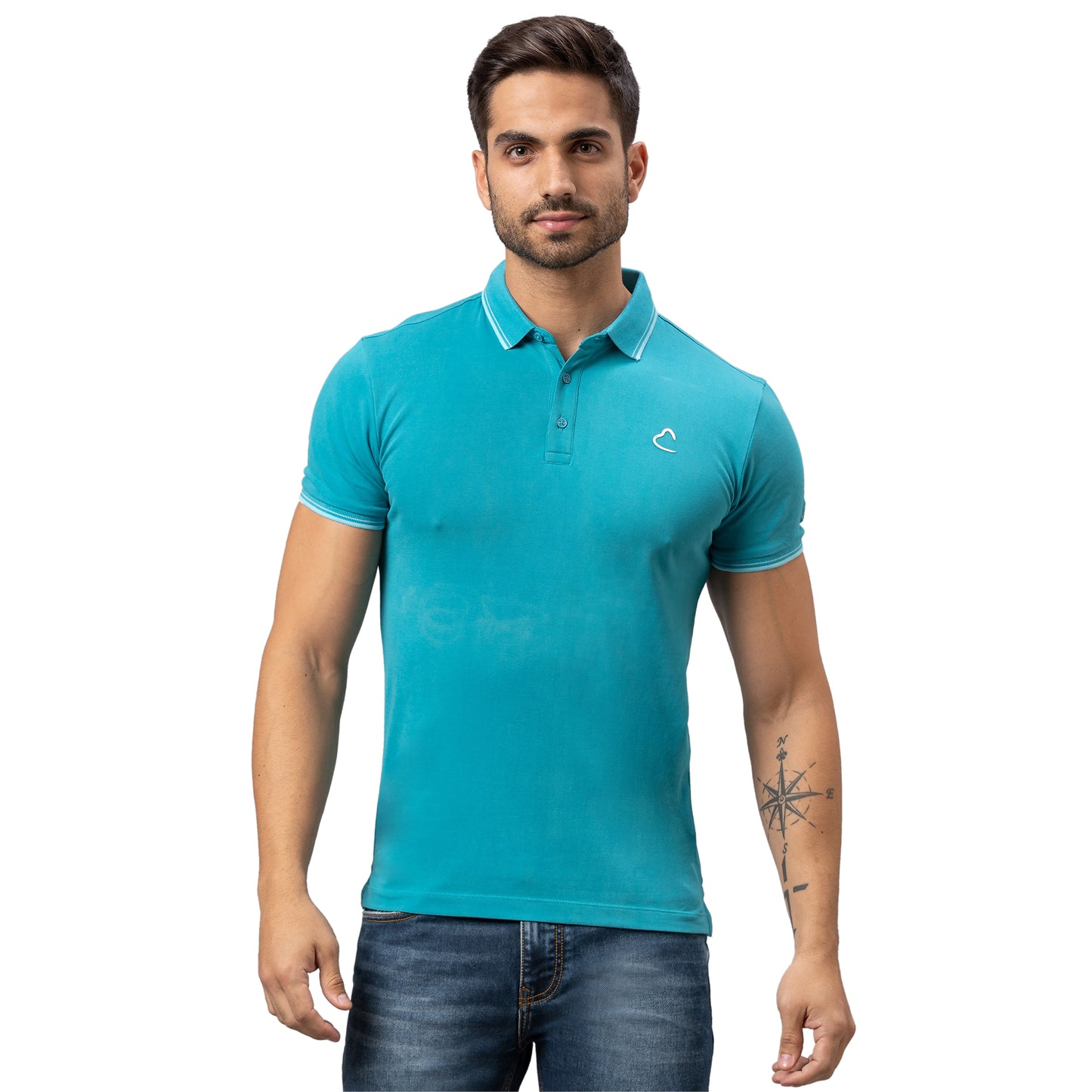 Being Human Regular Fit Men Polo Neck T-Shirts