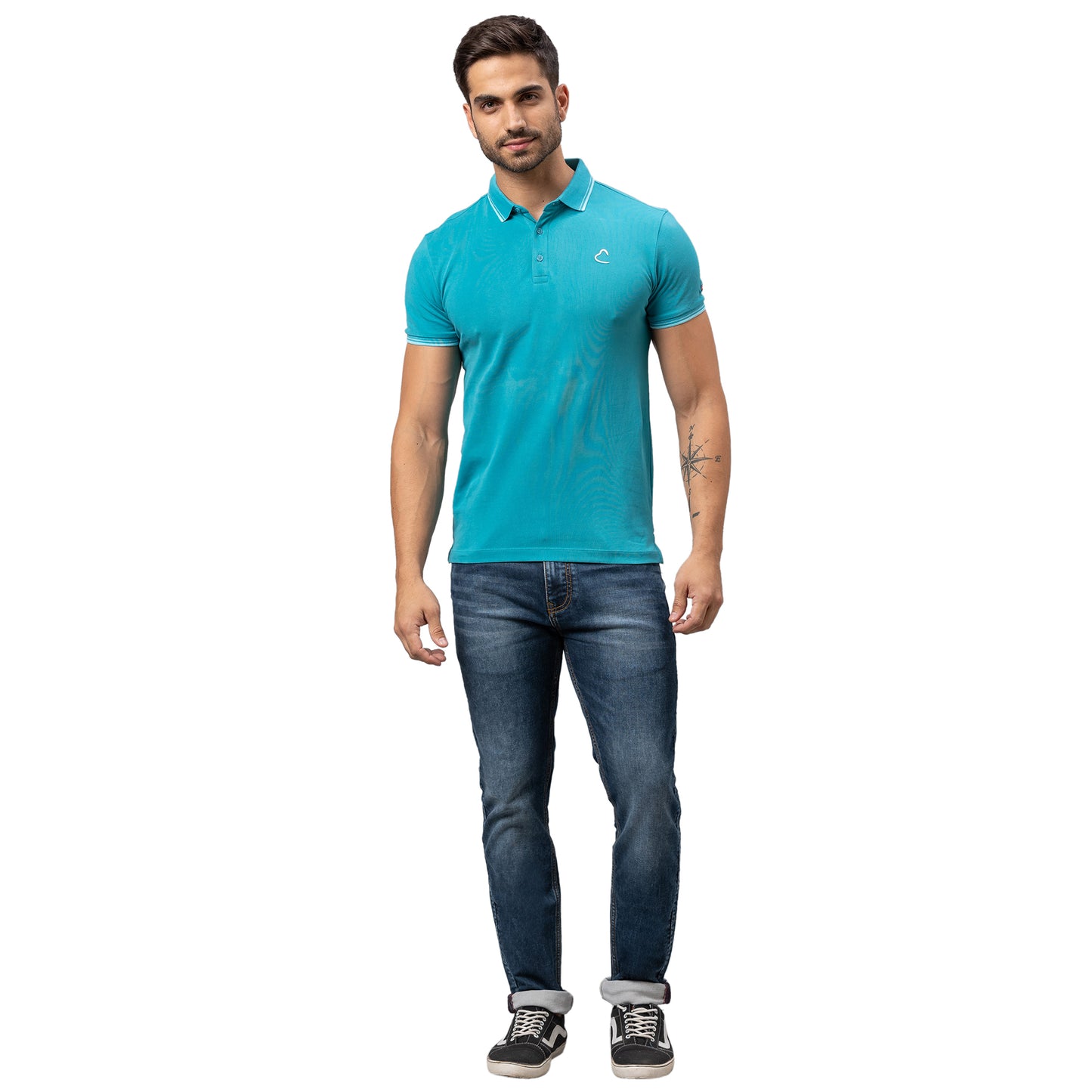 Being Human Regular Fit Men Polo Neck T-Shirts