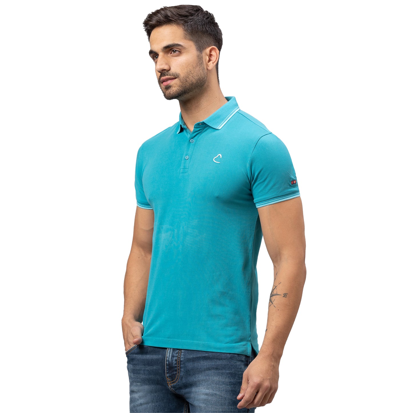 Being Human Regular Fit Men Polo Neck T-Shirts
