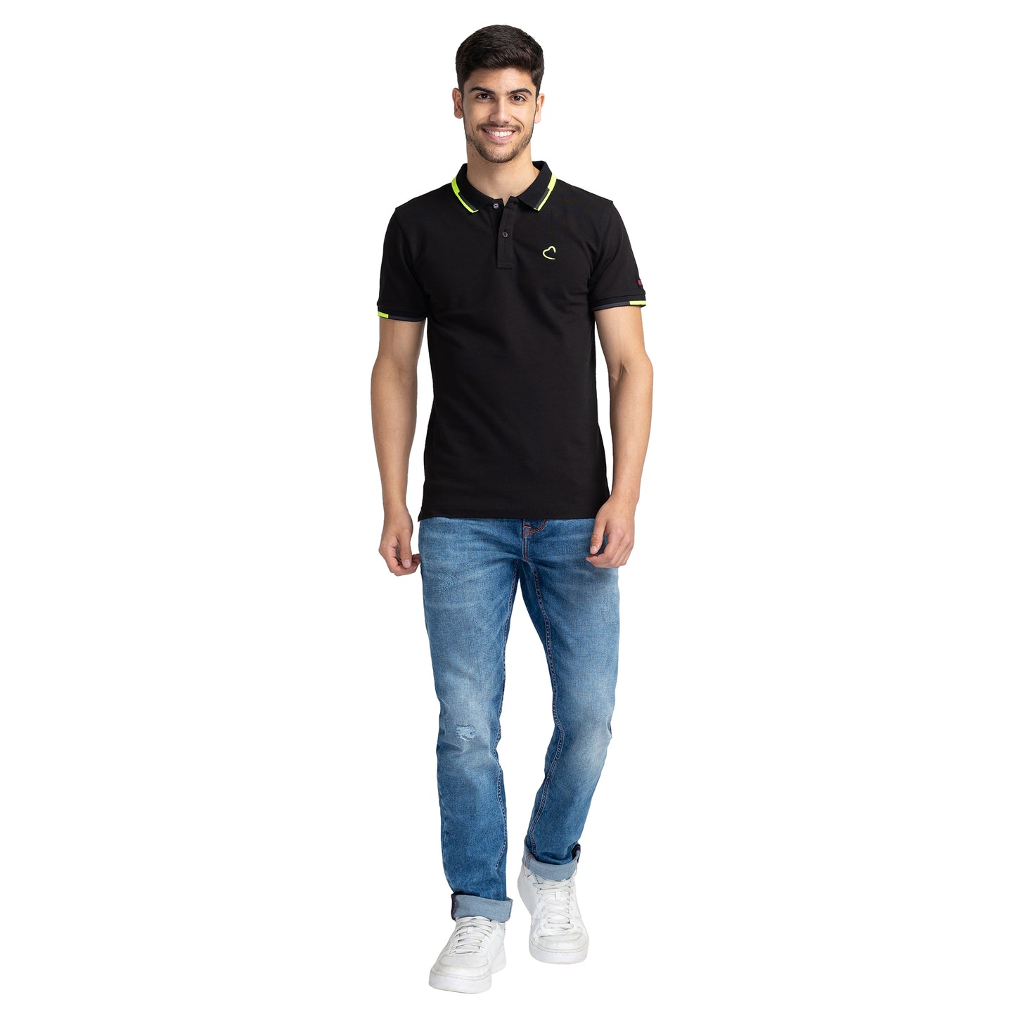 Being Human Regular Fit Men Polo Neck T-Shirts