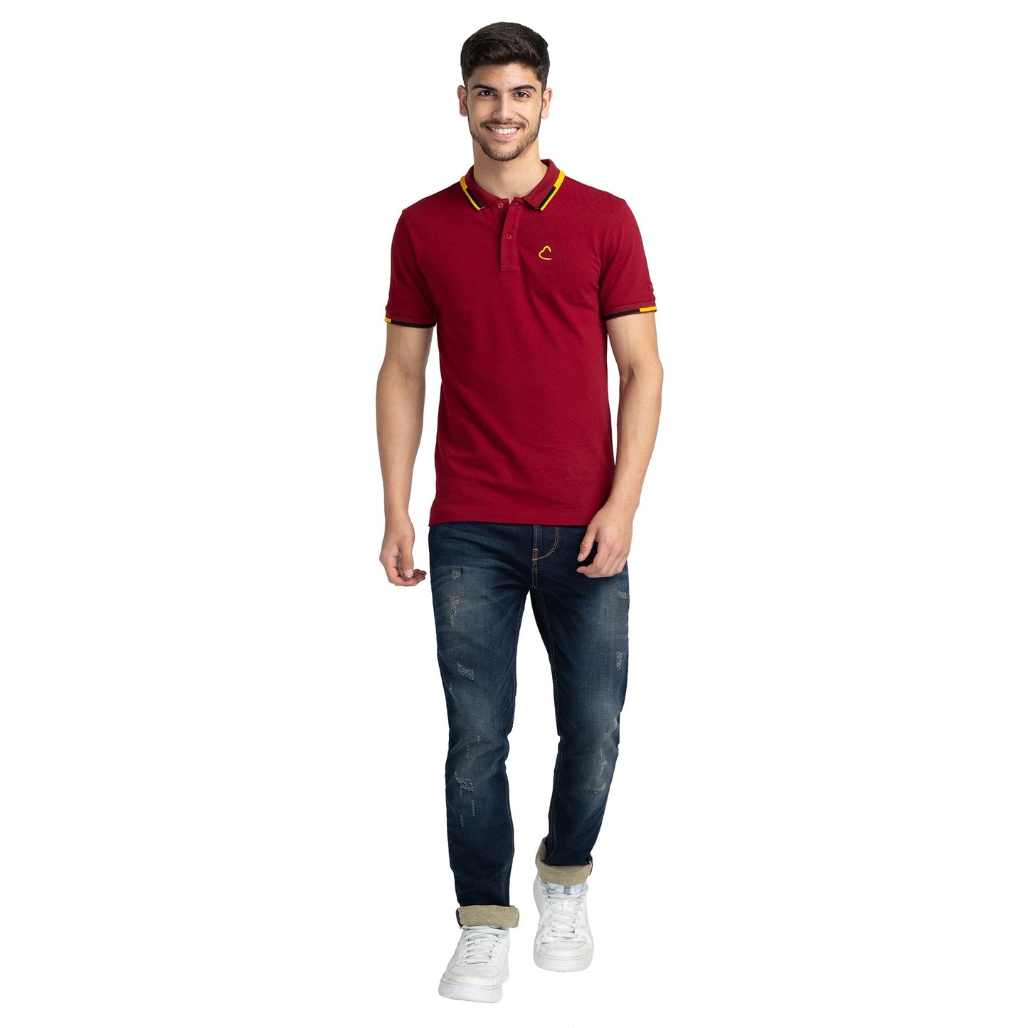 Being Human Mens Regular Fit Polo Neck