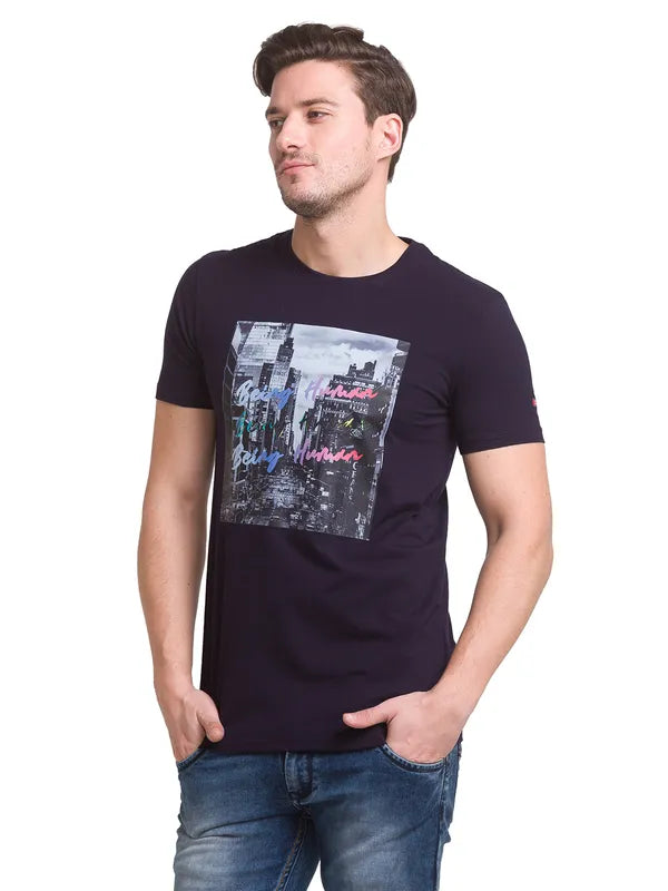 Being Human Mens Top Crew Neck - Navy