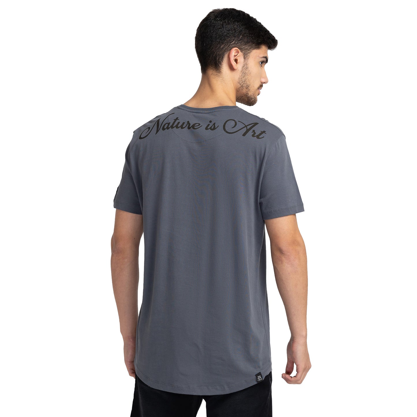 Being Human Mens Crew Neck - Slate Grey
