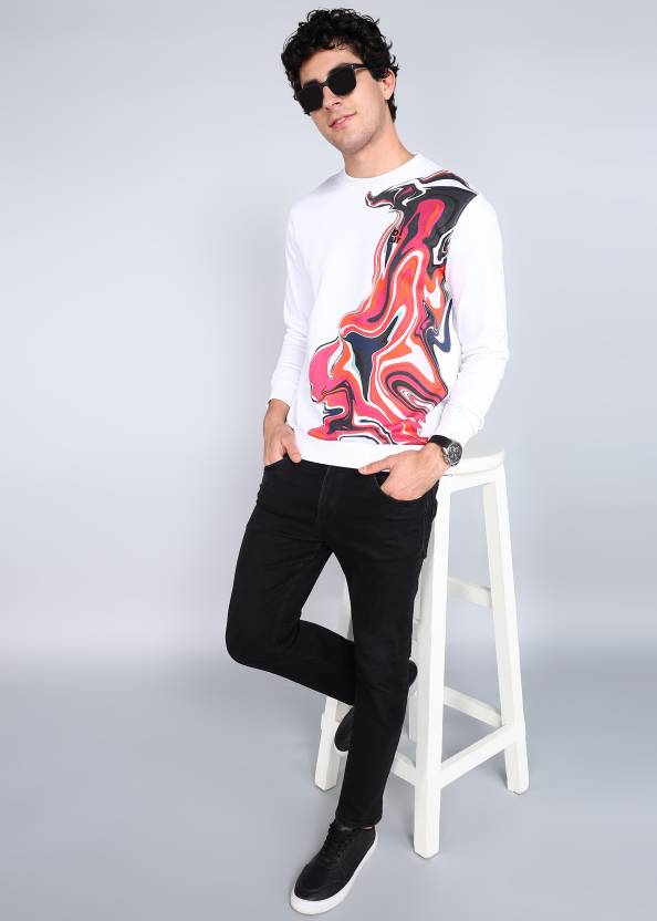 Being Human Mens Sweatshirt - White